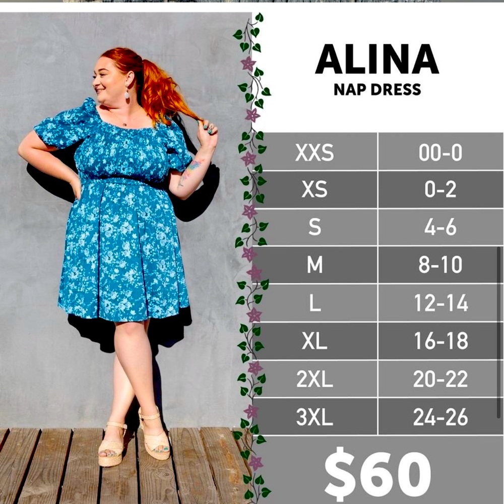 Beautiful, NWT, Lularoe Alina dress!